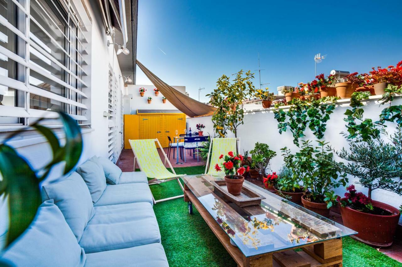 Encantador Atico Con Terraza Sevilla Kültér fotó